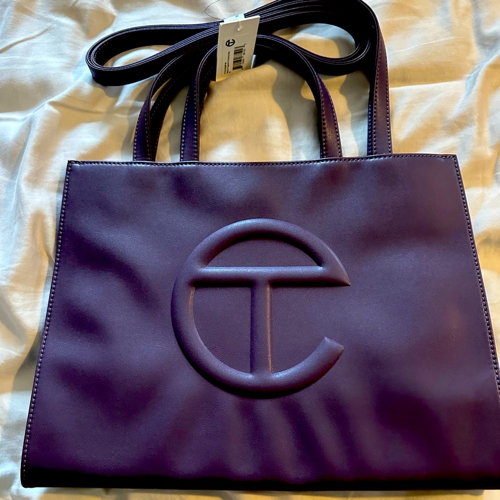 Medium Telfar Eggplant Bag